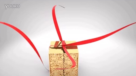 AE模板-高贵大气生日礼品包装盒logo演绎开启展示