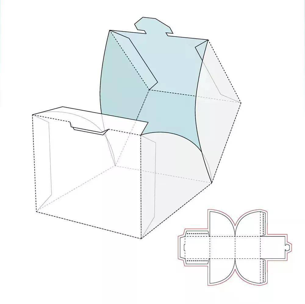 盒子包装外国设计_包装盒子的展开结构图_包装设计盒子展开图
