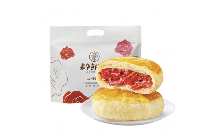 jiahua food 嘉华食品 鲜花饼 1kg包装设计【参考 图片 方案 公司】 